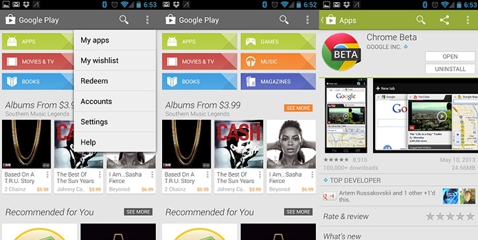 Baixar Play Store para iPhone